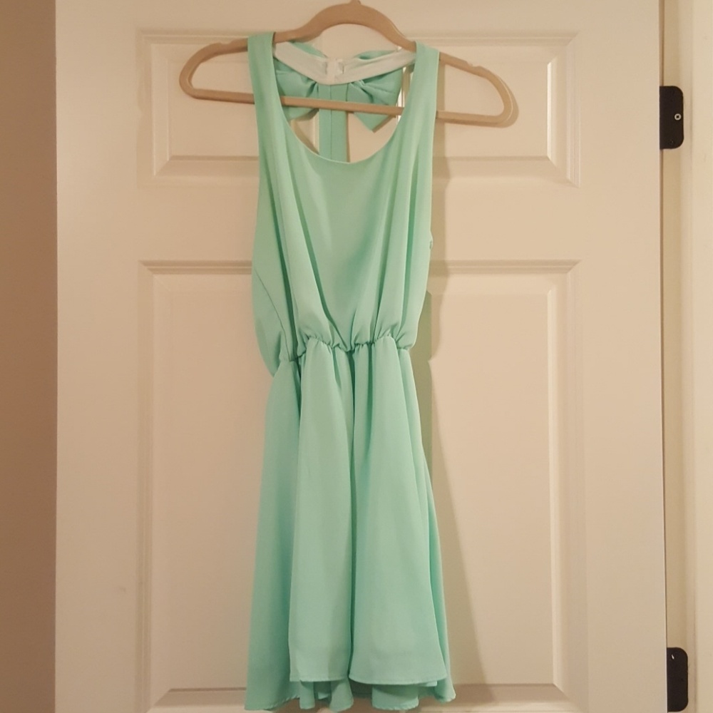 Karlie bow back dress